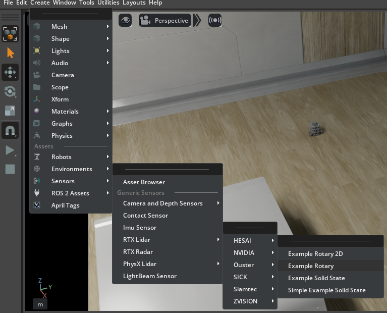 RTX 3D Lidar 추가