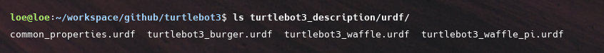 TurtleBot3 Burger URDF 경로